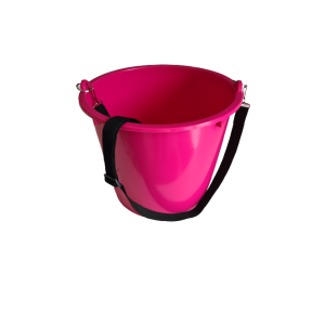 Futtereimer zum Umhängen 12L in Pink