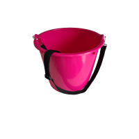 Futtereimer zum Umhängen 12L in Pink